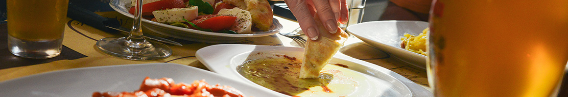 Eating French at Le French Diner restaurant in New York, NY.